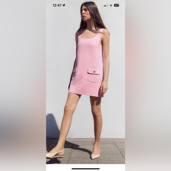 Zara Knit Mini Dress - Picture 3 of 7